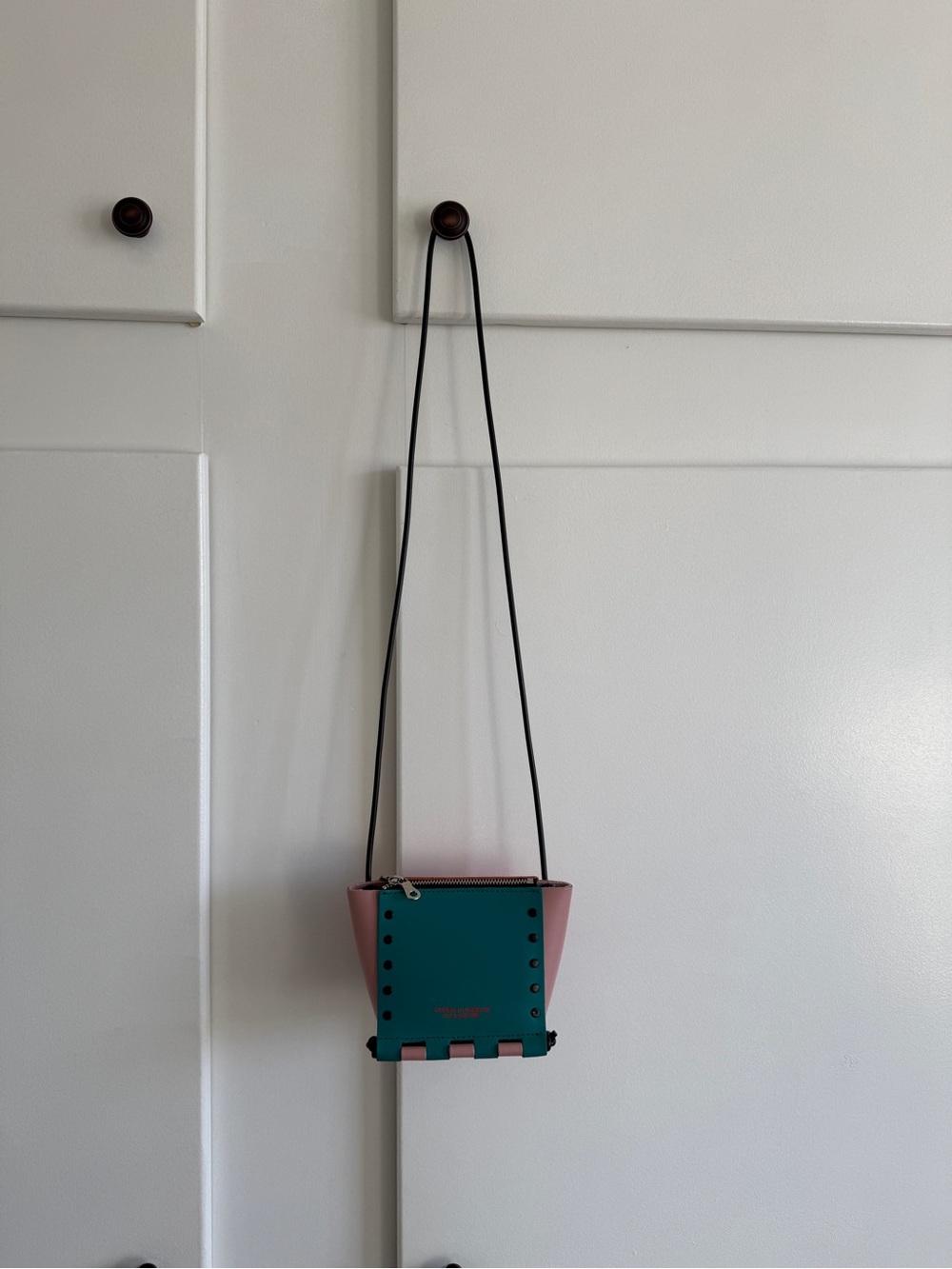 Multi-color Mini Leather Crossbody Purse